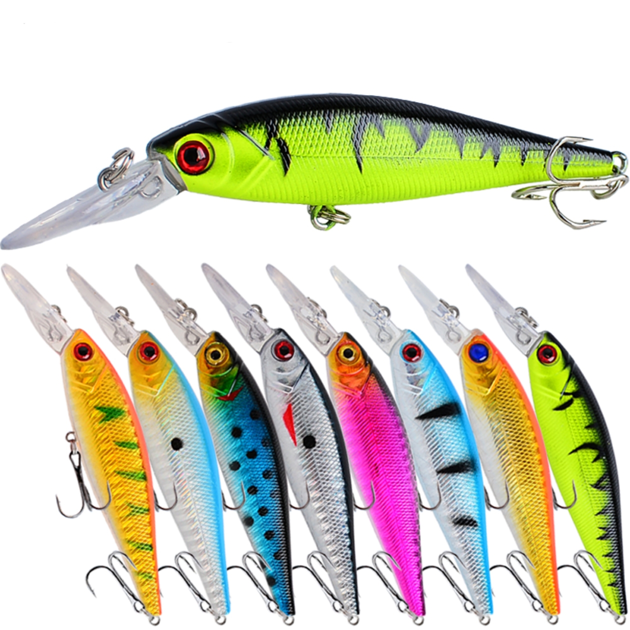 Fishing Lure Swimbait - 8Pcs Fishing Lure 10cm/9g Artificial Bionic