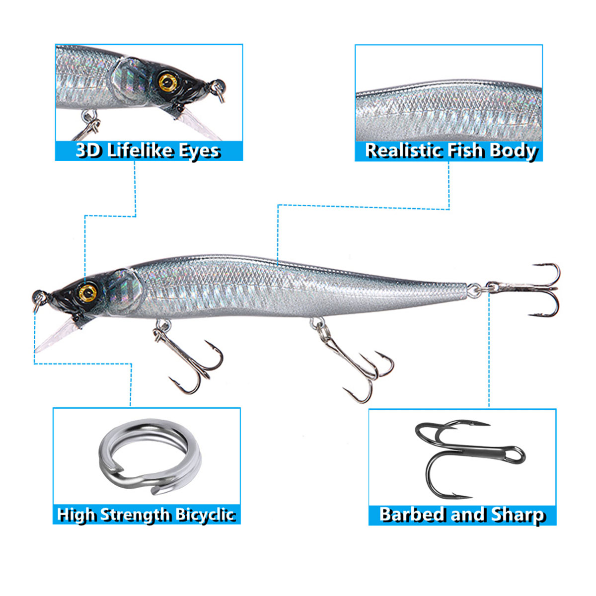 1/5PCS 115mm 14g Minnow Fishin - Fishing Lure Crankbait 리뷰 및 가격