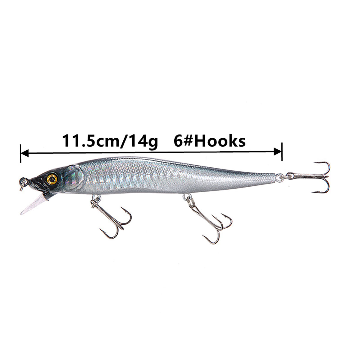 1/5PCS 115mm 14g Minnow Fishin - Fishing Lure Crankbait 리뷰 및 가격
