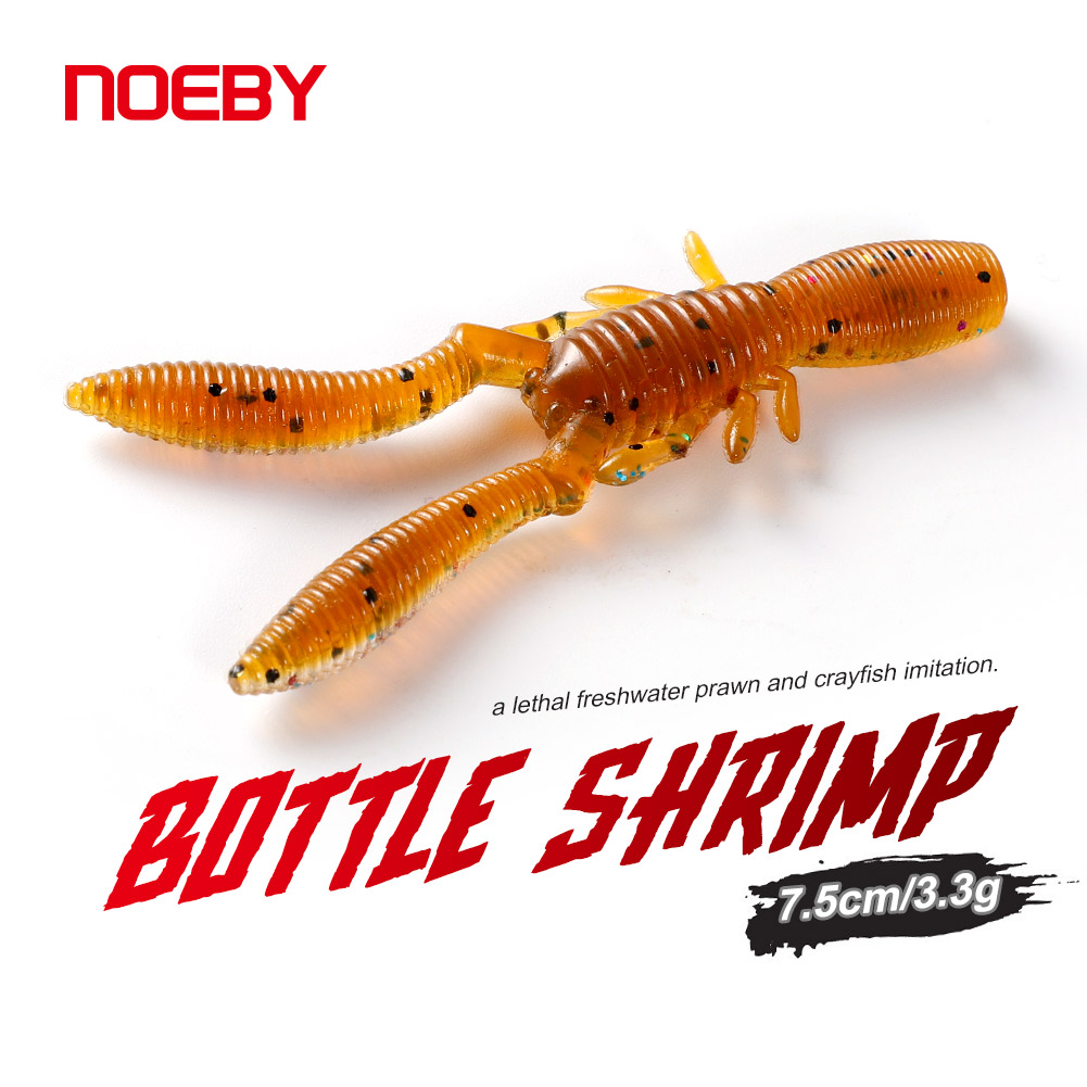 NOEBY Bottle Shrimp Craw 75mm  - Fishing Lure Swimbait 리뷰 및 가격