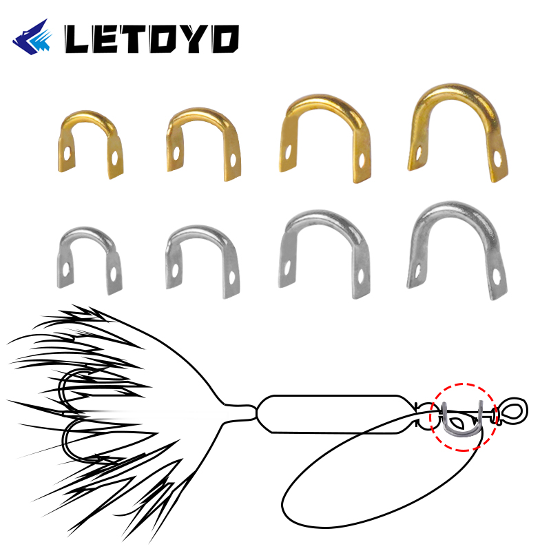 LETOYO 100pcs Folded Clevises  - Fishing Lure Spoon 리뷰 및 가격