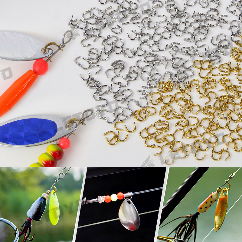LETOYO 100pcs Folded Clevises  - Fishing Lure Spoon 리뷰 및 가격