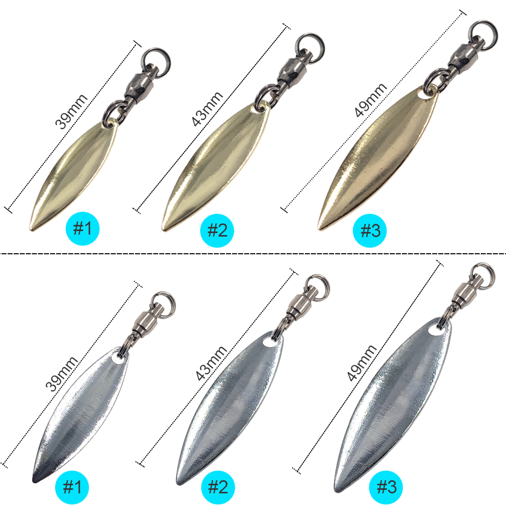 10pcs Willowleaf Blades Spinne - Fishing Lure Buzzbait 리뷰 및 가격