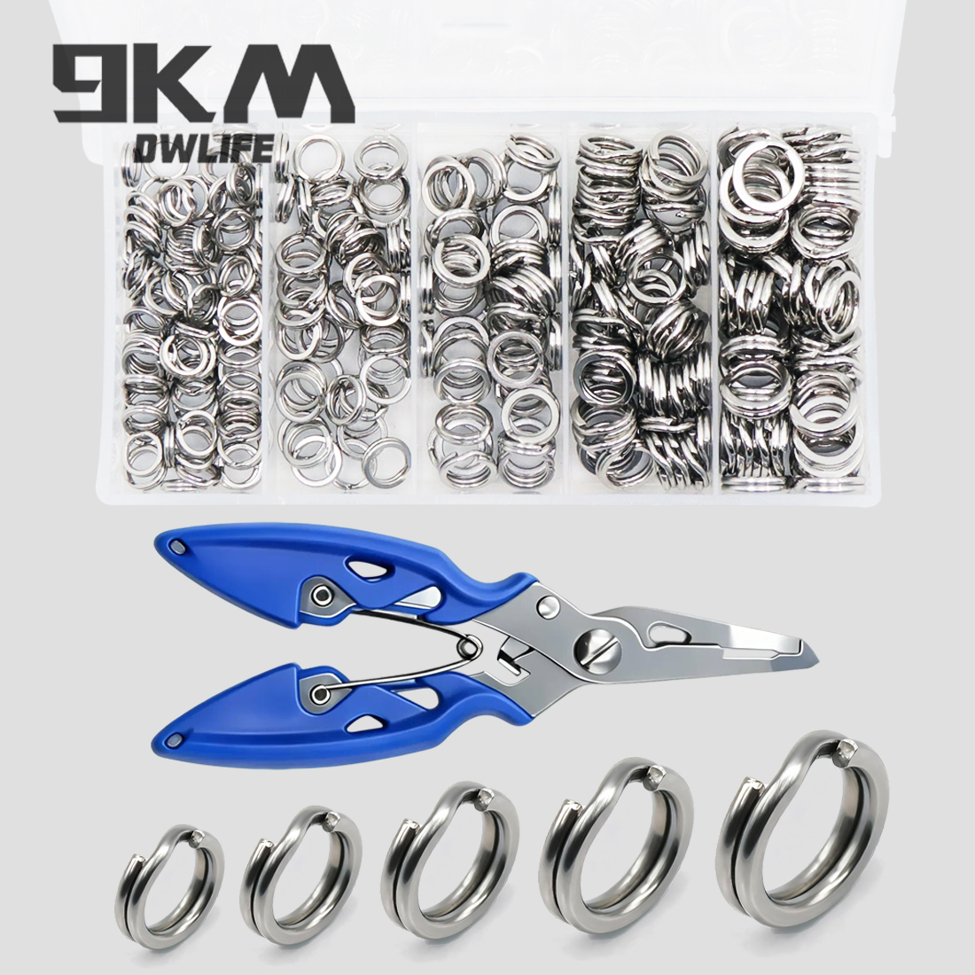 9KM 260-280pcs Fishing Split R - Fishing Lure Kit 리뷰 및 가격