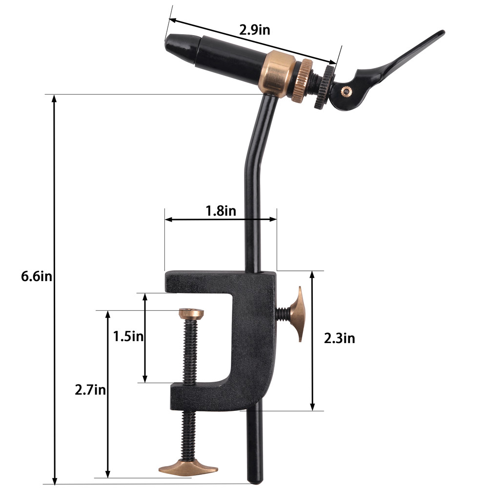 Rotary Fly Tying Vise Tool Saf - Fishing Lure Making Kit 리뷰 및 가격