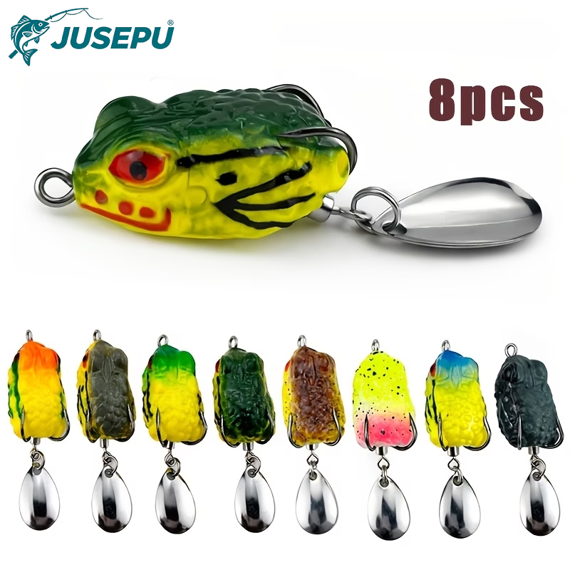 8pcs Topwater Frog Fishing Lur - Fishing Lure Blade Bait 리뷰 및 가격