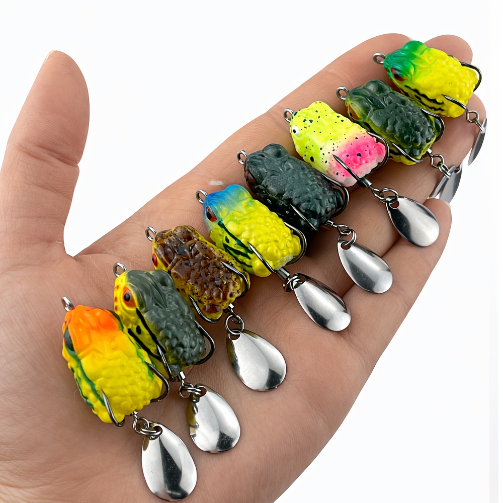 8pcs Topwater Frog Fishing Lur - Fishing Lure Blade Bait 리뷰 및 가격