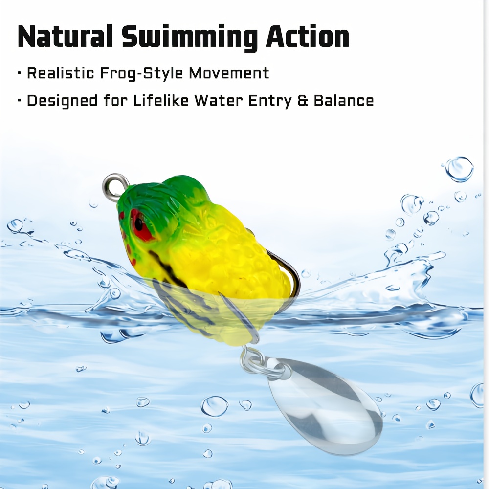 8pcs Topwater Frog Fishing Lur - Fishing Lure Blade Bait 리뷰 및 가격