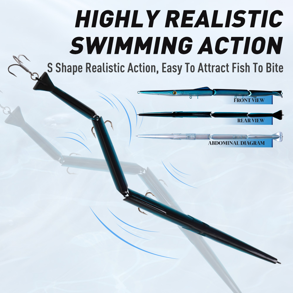 YOOFISH Jointed Pencil Bait 3  - Fishing Lure Popper 리뷰 및 가격