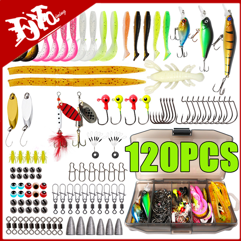 New 120PCS Fishing Lure Set So - Fishing Lure Crankbait 리뷰 및 가격