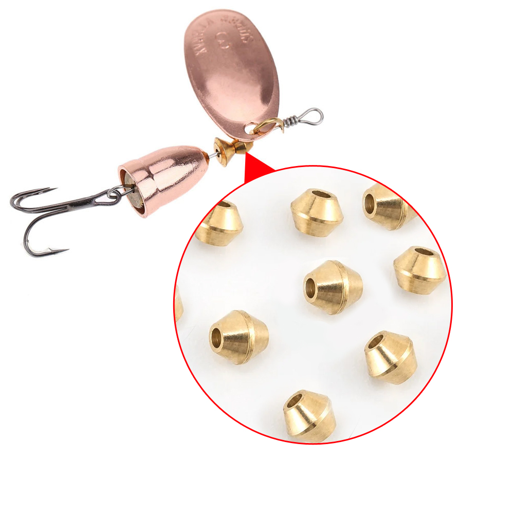 40pcs DIY Lure Brass Fishing B - Fishing Lure Spinner 리뷰 및 가격