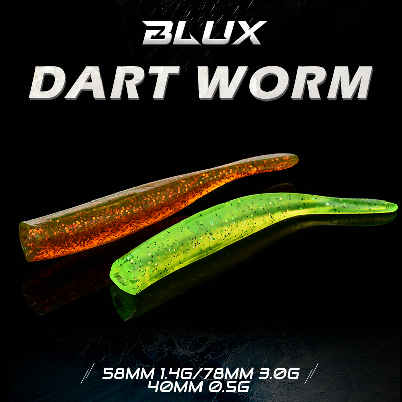 BLUX New Dart Worm Soft Bait 5 - Fishing Lure Soft Plastic 리뷰 및 가격