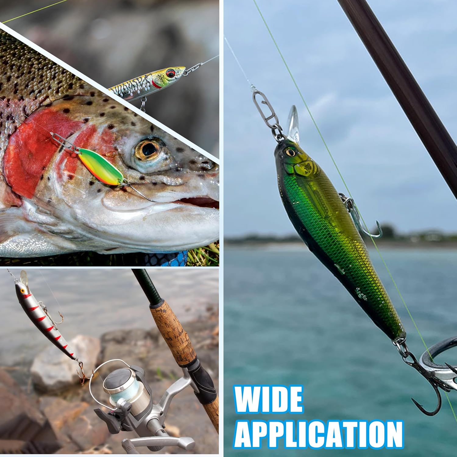 9KM Fishing Snap Kit 110pcs Po - Fishing Lure Kit 리뷰 및 가격