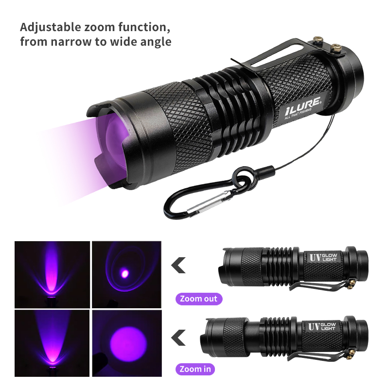 Mini UV Flashlight 395nm Ultra - Fishing Lure Kit 리뷰 및 가격