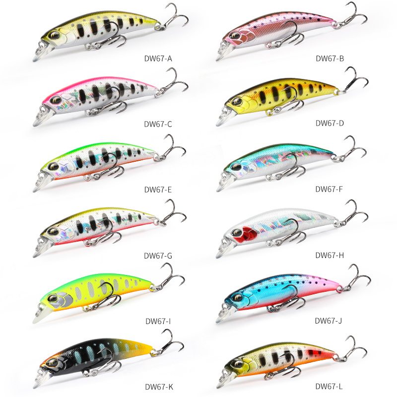 TSURINOYA  Sinking Minnow 60S  - Fishing Lure Jerkbait 리뷰 및 가격