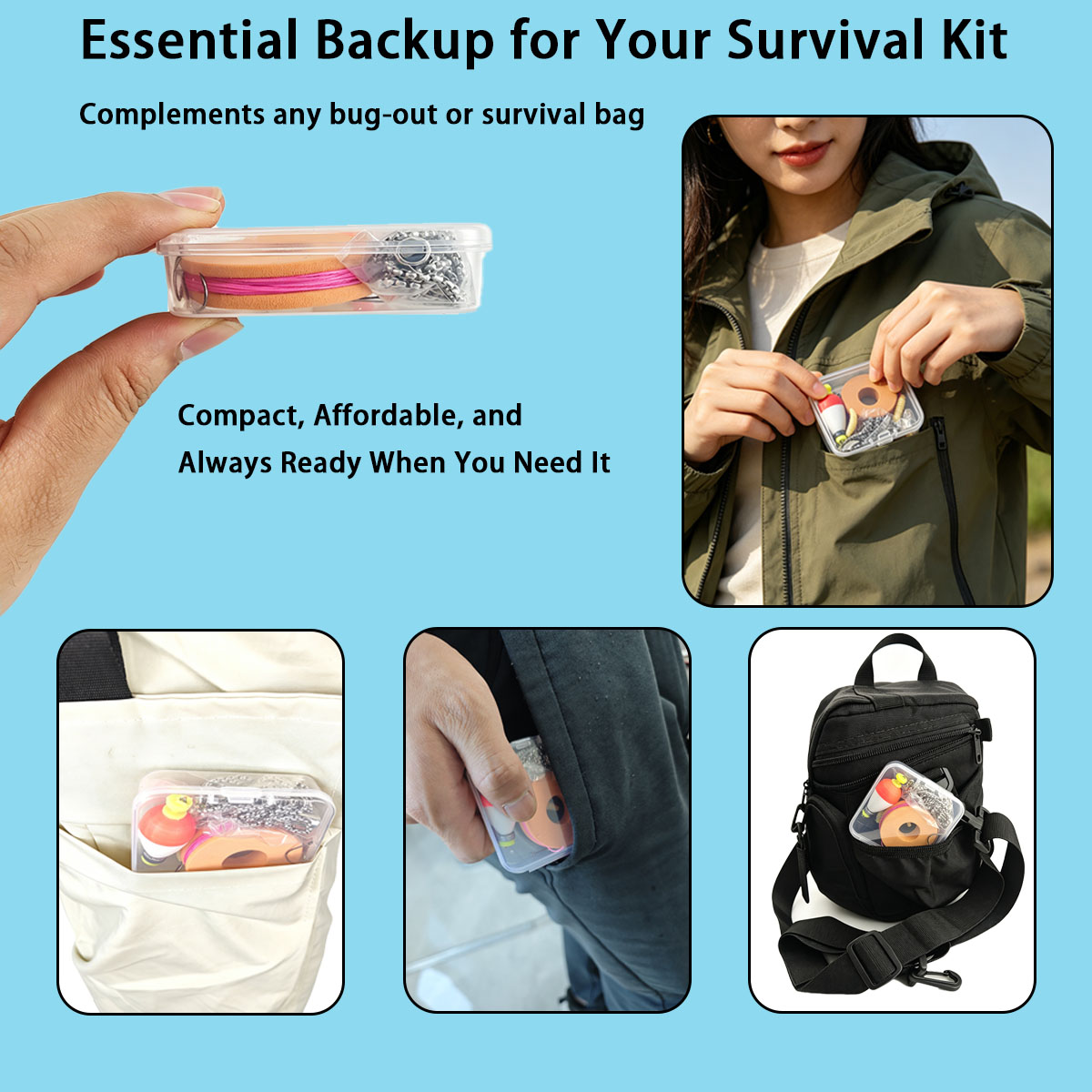 Portable Emergency Fishing Gea - Fishing Lure Making Kit 리뷰 및 가격