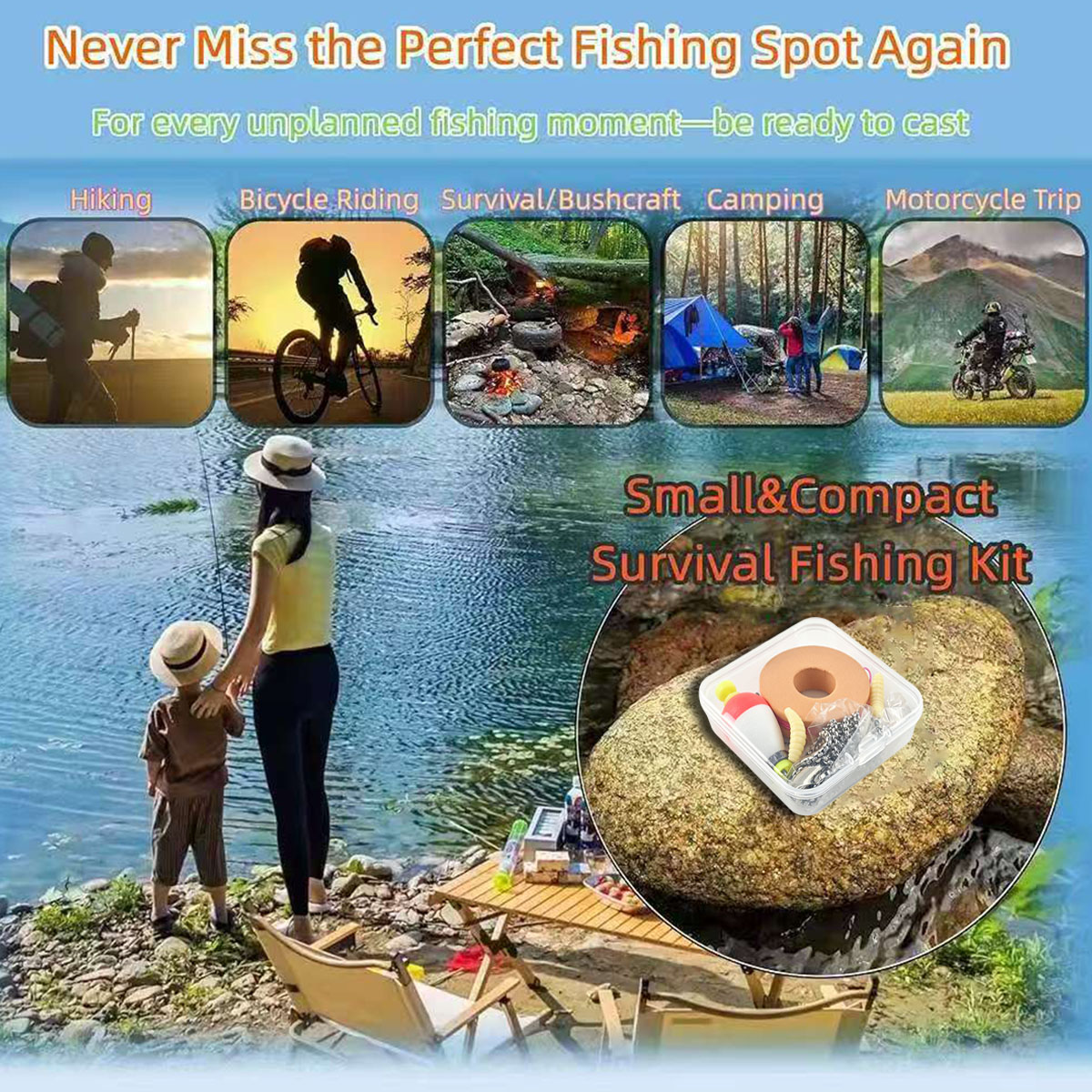 Portable Emergency Fishing Gea - Fishing Lure Making Kit 리뷰 및 가격