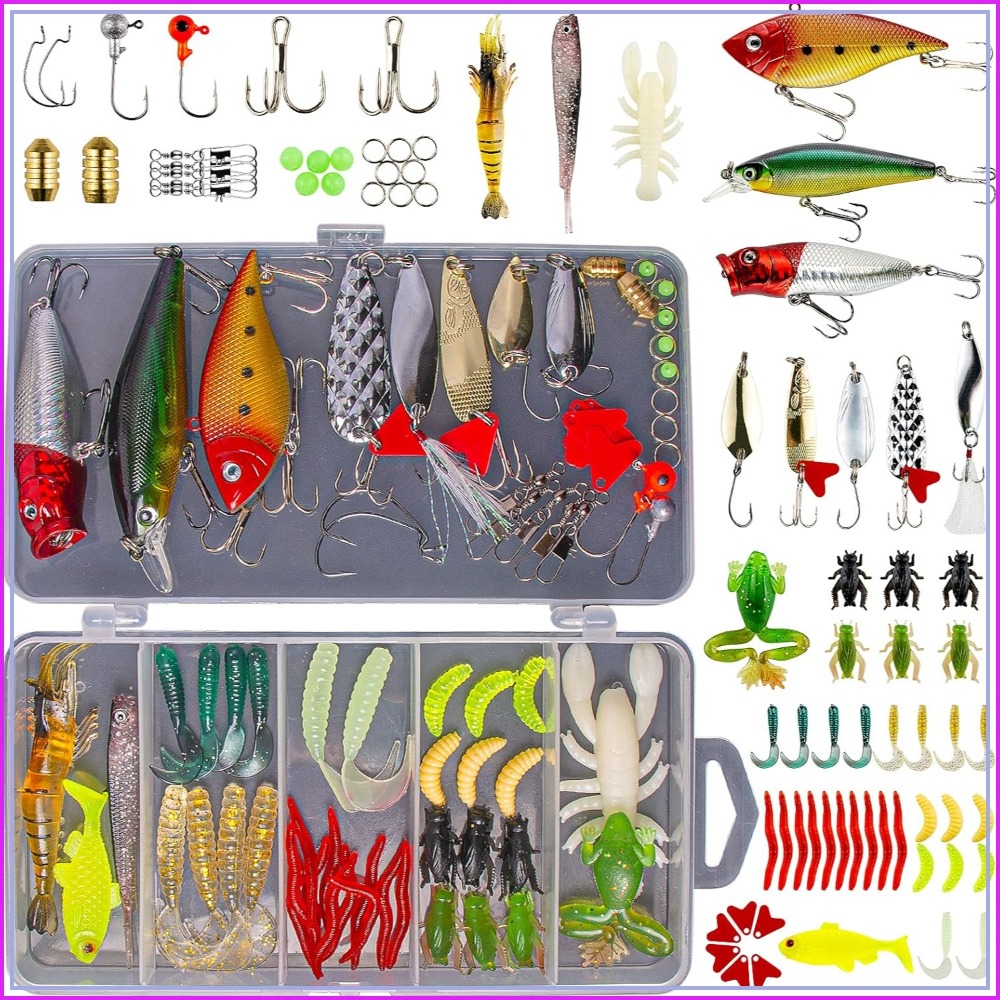 78Pcs Fishing Lures Kit for Ba - Fishing Lure Spoon 리뷰 및 가격