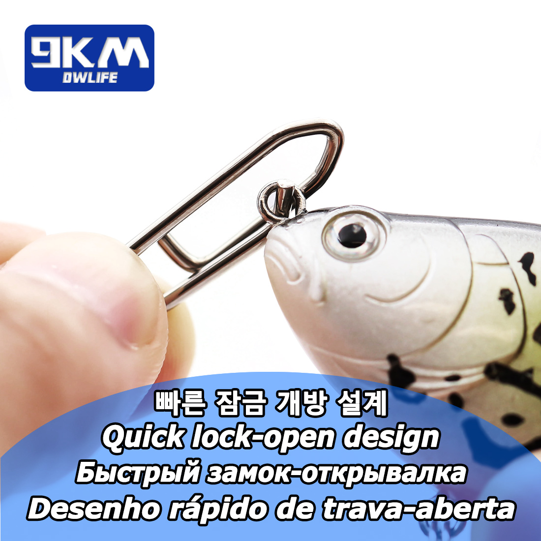 9KM Fishing Snap Kit 110pcs St - Fishing Lure Kit 리뷰 및 가격