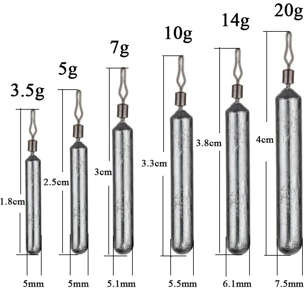 45pcs/box Fishing Weight 3.5g  - Fishing Lure Box 리뷰 및 가격