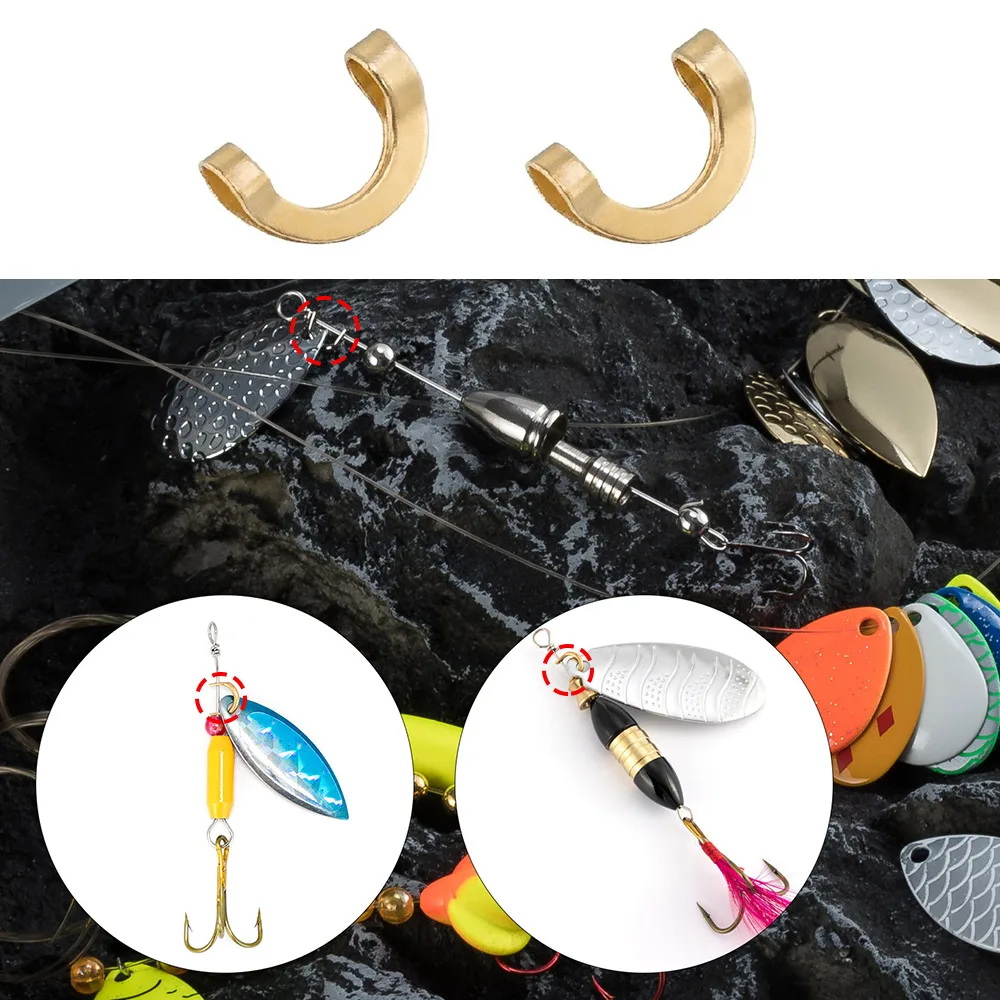 100pcs Fishing U Shaped Fixed  - Fishing Lure Spinner 리뷰 및 가격